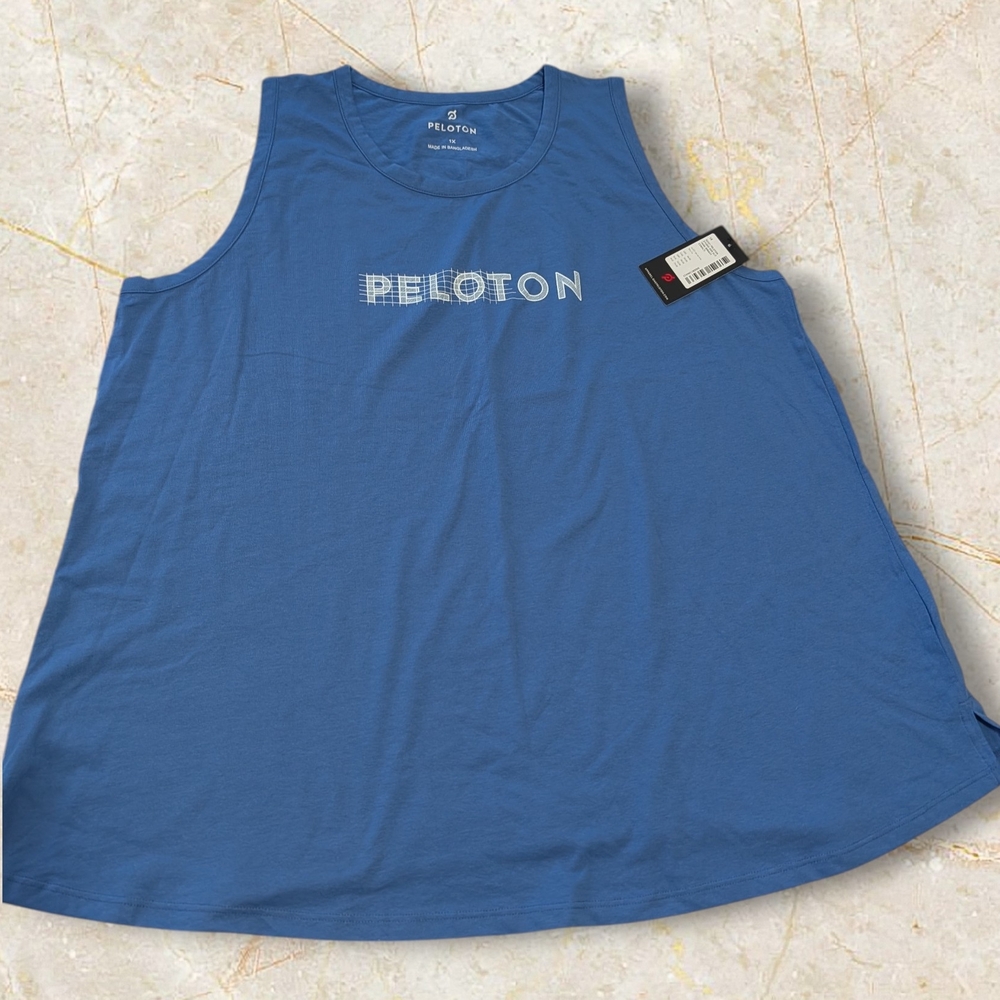 Peloton Women's Cobalt Blue Studio Tank NWT 1X